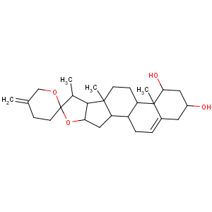 CAS No:17676-33-4 Spirosta-5,25(27)-diene-1,3-diol,(1b,3b)-