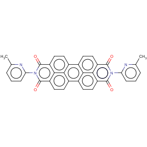 CAS No:17734-43-9 3,4,9,10-Perylenetetracarboxylic3,4:9,10-diimide, N,N'-bis(6-methyl-2-pyridyl)- (8CI)