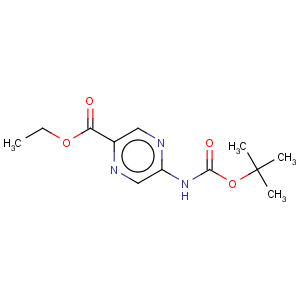 CAS No:177759-80-7 tert-Butyl 5-(ethoxycarbonyl)pyrazin-2-ylcarbamate
