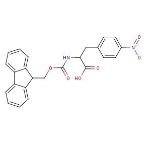 CAS No:177966-63-1 (2R)-2-(9H-fluoren-9-ylmethoxycarbonylamino)-3-(4-nitrophenyl)propanoic<br />acid