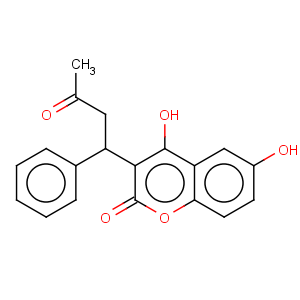 CAS No:17834-02-5 2H-1-Benzopyran-2-one,4,6-dihydroxy-3-(3-oxo-1-phenylbutyl)-