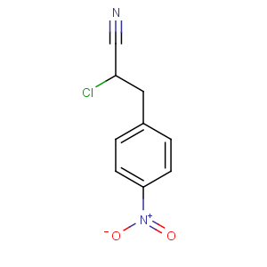 CAS No:17849-31-9 Benzenepropanenitrile, a-chloro-4-nitro-