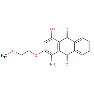 CAS No:17869-10-2 1-amino-4-hydroxy-2-(2-methoxyethoxy)anthracene-9,10-dione