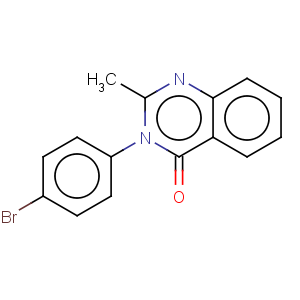 CAS No:1788-95-0 4(3H)-Quinazolinone,3-(4-bromophenyl)-2-methyl-