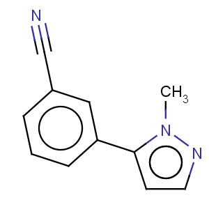 CAS No:179055-95-9 Benzonitrile,3-(1-methyl-1H-pyrazol-5-yl)-