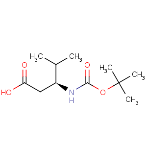 CAS No:179412-79-4 Pentanoic acid,3-[[(1,1-dimethylethoxy)carbonyl]amino]-4-methyl-, (3S)-