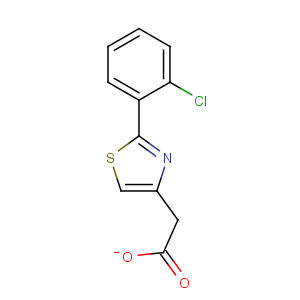 CAS No:17969-25-4 4-Thiazoleacetic acid,2-(2-chlorophenyl)-