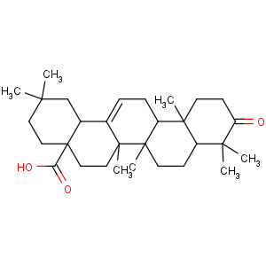 CAS No:17990-42-0 (4aS,6aR,6aS,6bR,8aR,12aR,14bS)-2,2,6a,6b,9,9,12a-heptamethyl-10-oxo-3,<br />4,5,6,6a,7,8,8a,11,12,13,14b-dodecahydro-1H-picene-4a-carboxylic acid