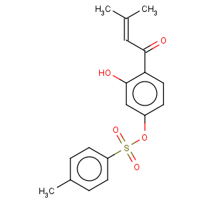 CAS No:180516-45-4 1-[2-hydroxy-4-(4-toluenesulfonyloxy)phenyl]-3-methyl-2-buten-1-one