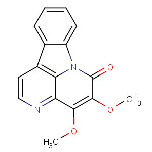 CAS No:18110-87-7 6H-Indolo(3,2,1-de)(1,5)naphthyridin-6-one, 4,5-dimethoxy-