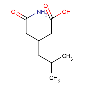 CAS No:181289-33-8 (3R)-3-(2-amino-2-oxoethyl)-5-methylhexanoic acid