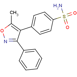 CAS No:181695-72-7 4-(5-methyl-3-phenyl-1,2-oxazol-4-yl)benzenesulfonamide