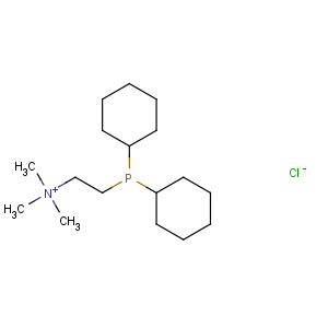 CAS No:181864-78-8 2-dicyclohexylphosphanylethyl(trimethyl)azanium