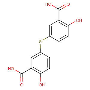 CAS No:1820-99-1 5-(3-carboxy-4-hydroxyphenyl)sulfanyl-2-hydroxybenzoic acid