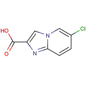 CAS No:182181-19-7 6-chloroimidazo[1,2-a]pyridine-2-carboxylic acid
