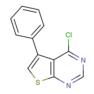 CAS No:182198-35-2 4-chloro-5-phenylthieno[2,3-d]pyrimidine