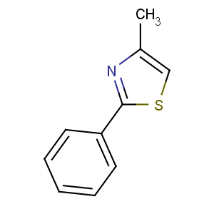 CAS No:1826-17-1 4-methyl-2-phenyl-1,3-thiazole