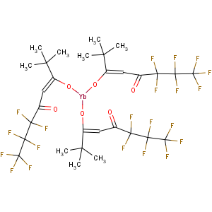 CAS No:18323-96-1 Ytterbium 6,6,7,7,8,8,8-heptafluoro-2,2-dimethyl-3,5-octanedionate