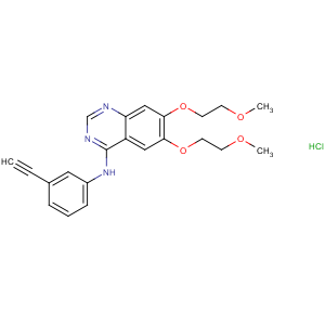 CAS No:183319-69-9 N-(3-ethynylphenyl)-6,<br />7-bis(2-methoxyethoxy)quinazolin-4-amine