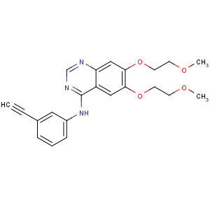 CAS No:183321-74-6 N-(3-ethynylphenyl)-6,7-bis(2-methoxyethoxy)quinazolin-4-amine