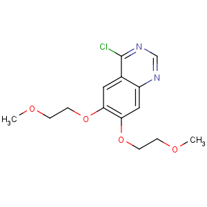 CAS No:183322-18-1 4-chloro-6,7-bis(2-methoxyethoxy)quinazoline