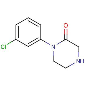 CAS No:183500-70-1 1-(3-chlorophenyl)piperazin-2-one