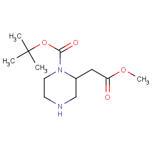 CAS No:183852-65-5 2-Piperazineaceticacid, 1-[(1,1-dimethylethoxy)carbonyl]-, methyl ester