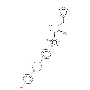 CAS No:184177-83-1 2-[(1S,2S)-1-Ethyl-2-bezyloxypropyl]-2,4-dihydro-4-[4-[4-(4-hydroxyphenyl)-1-piperazinyl]phenyl]-3H-1,2,4-triazol-3-one