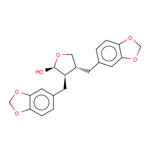 CAS No:18423-69-3 2-Furanol,3,4-bis(1,3-benzodioxol-5-ylmethyl)tetrahydro-, (2S,3R,4R)-
