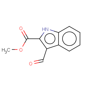 CAS No:18450-26-5 1H-Indole-2-carboxylicacid, 3-formyl-, methyl ester