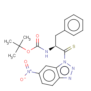 CAS No:184951-87-9 Carbamic acid,[(1S)-2-(6-nitro-1H-benzotriazol-1-yl)-1-(phenylmethyl)-2-thioxoethyl]-,1,1-dimethylethyl ester (9CI)