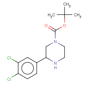 CAS No:185110-16-1 1-Piperazinecarboxylicacid, 3-(3,4-dichlorophenyl)-, 1,1-dimethylethyl ester