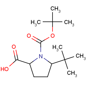 CAS No:185142-15-8 5-tert-butyl-1-[(2-methylpropan-2-yl)oxycarbonyl]pyrrolidine-2-<br />carboxylic acid