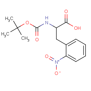 CAS No:185146-84-3 (2S)-2-[(2-methylpropan-2-yl)oxycarbonylamino]-3-(2-nitrophenyl)<br />propanoic acid