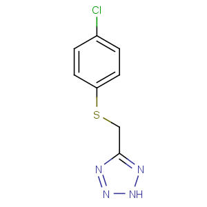 CAS No:18527-31-6 5-[(4-chlorophenyl)sulfanylmethyl]-2H-tetrazole