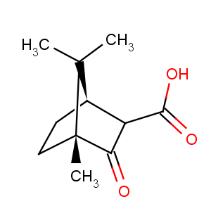 CAS No:18530-30-8 Bicyclo[2.2.1]heptane-2-carboxylicacid, 4,7,7-trimethyl-3-oxo-, (1R,2S,4R)-