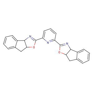 CAS No:185346-09-2 (3aR,8bS)-2-[6-[(3aR,8bS)-4,8b-dihydro-3aH-indeno[1,2-d][1,<br />3]oxazol-2-yl]pyridin-2-yl]-4,8b-dihydro-3aH-indeno[1,2-d][1,3]oxazole