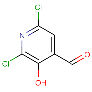 CAS No:185423-26-1 2,6-dichloro-3-hydroxypyridine-4-carbaldehyde
