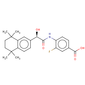 CAS No:185629-22-5 3-Fluoro-4-[2-hydroxy-2-(5,5,8,8-tetramethyl-5,6,7,8-tetrahydro-naphthalen-2-yl)-acetylamino]-benzoic acid