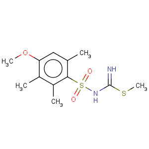 CAS No:185674-97-9 Carbamimidothioic acid,[(4-methoxy-2,3,6-trimethylphenyl)sulfonyl]-, methyl ester (9CI)