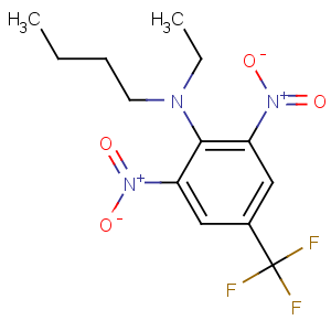 CAS No:1861-40-1 N-butyl-N-ethyl-2,6-dinitro-4-(trifluoromethyl)aniline