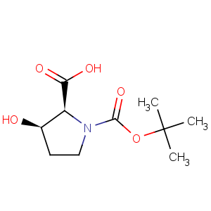 CAS No:186132-96-7 1,2-Pyrrolidinedicarboxylicacid, 3-hydroxy-, 1-(1,1-dimethylethyl) ester, (2S,3R)-