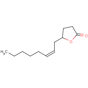 CAS No:18679-18-0 2(3H)-Furanone,dihydro-5-(2Z)-2-octen-1-yl-