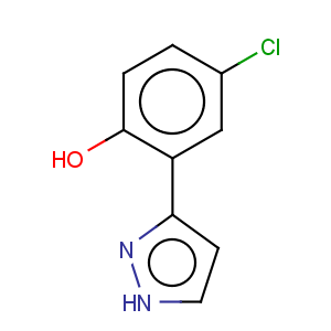 CAS No:18704-67-1 4-chloro-2-(1H-pyrazol-3-yl)phenol