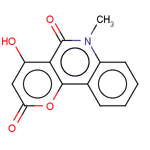 CAS No:18706-63-3 2H-Pyrano[3,2-c]quinoline-2,5(6H)-dione,4-hydroxy-6-methyl-