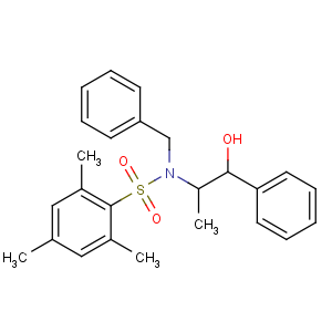 CAS No:187324-63-6 N-benzyl-N-[(1R,2S)-1-hydroxy-1-phenylpropan-2-yl]-2,4,<br />6-trimethylbenzenesulfonamide