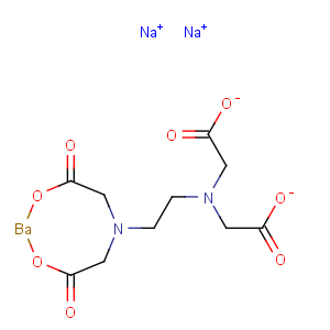 CAS No:18744-58-6 Barate(2-),[[N,N'-1,2-ethanediylbis[N-[(carboxy-kO)methyl]glycinato-kN,kO]](4-)]-, disodium, (OC-6-21)- (9CI)