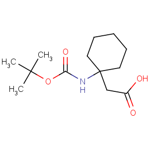 CAS No:187610-56-6 Cyclohexaneacetic acid,1-[[(1,1-dimethylethoxy)carbonyl]amino]-