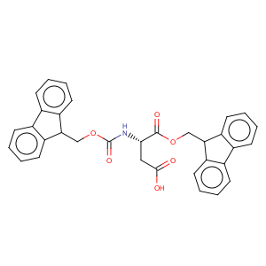 CAS No:187671-16-5 N-[(9H-Fluoren-9-ylmethoxy)carbonyl]-L-aspartic acid 1-(9H-fluoren-9-ylmethyl) ester