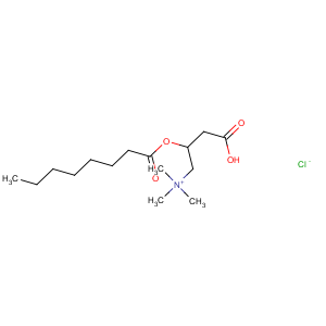 CAS No:18822-86-1 (3-carboxy-2-octanoyloxypropyl)-trimethylazanium